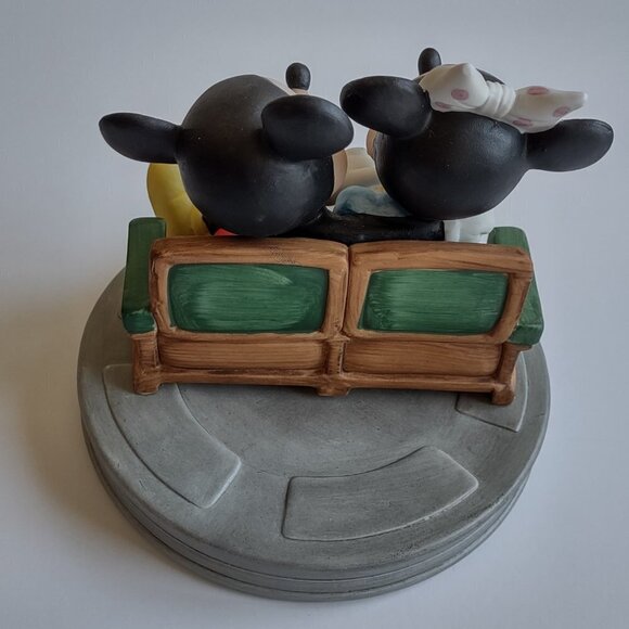 Vintage Disney Figurine Mickey & Minnie Mouse 'Movie Date Night 90's Japan  NWOT - Picture 5 of 7